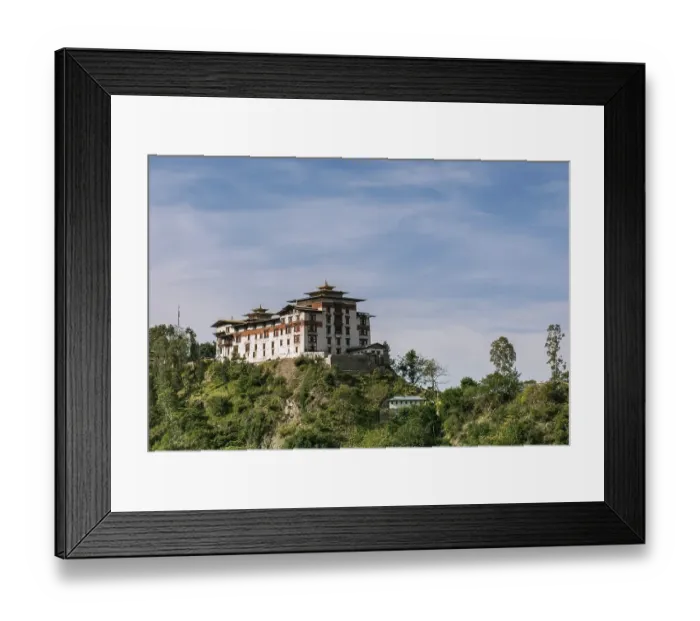 Framed Print : Dzong or Fortress of Trashigang Framed Print : Dzong or Fortress of Trashigang
