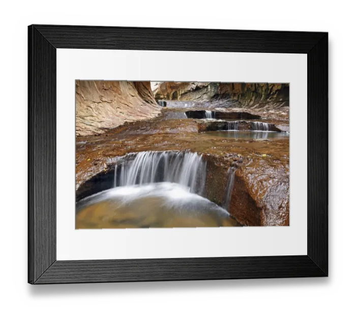 Framed Print : The Subway of Left Fork Creek, Zion National Park