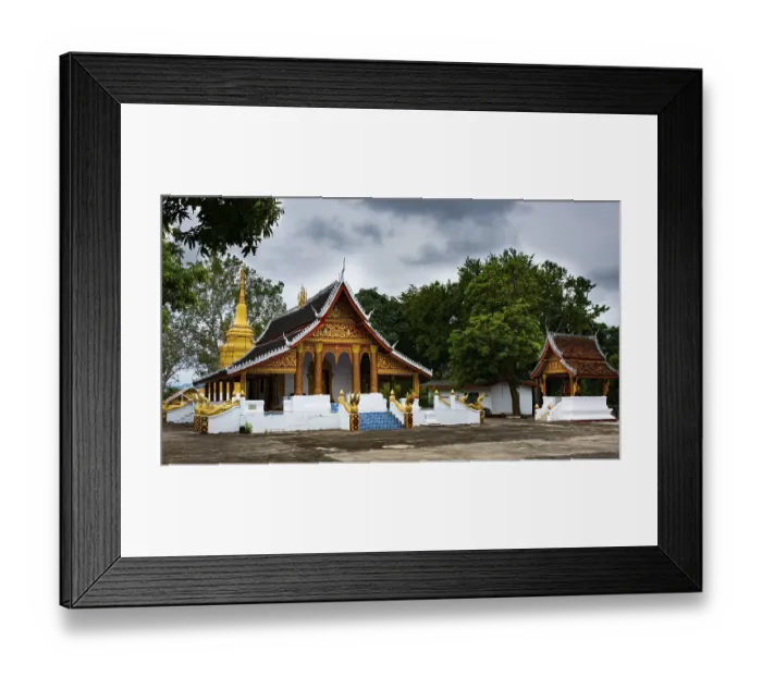 Framed Print : Wat, Buddhist monastery, Luang Prabang Province Framed Print : Wat, Buddhist monastery, Luang Prabang Province