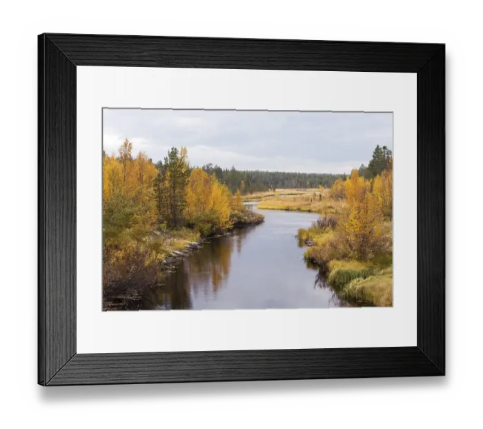 Framed Print : Aekaesjoki River east of Muonio Framed Print : Aekaesjoki River east of Muonio