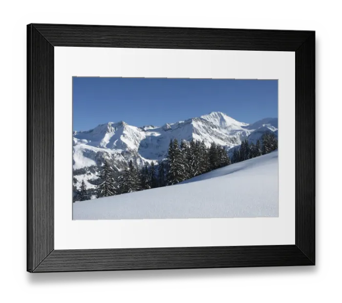Framed Print : Wildhorn, view from the Wispile Framed Print : Wildhorn, view from the Wispile