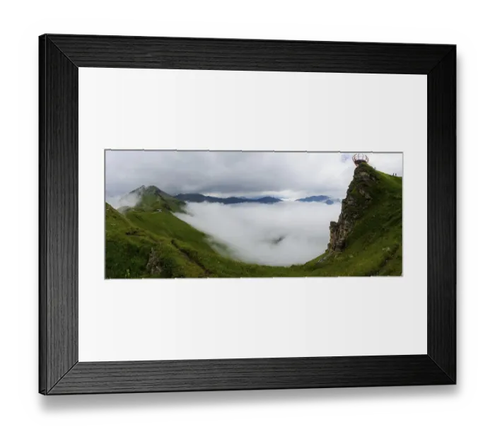 Framed Print : Viewing platform, Stubnerkogel Framed Print : Viewing platform, Stubnerkogel