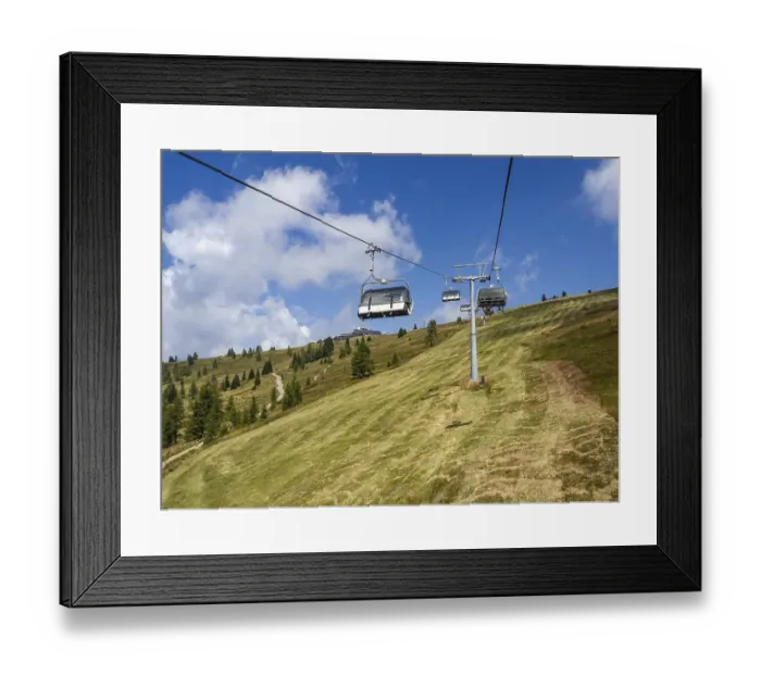 Framed Print : Cable car to the Gerlitzen Alpe Framed Print : Cable car to the Gerlitzen Alpe