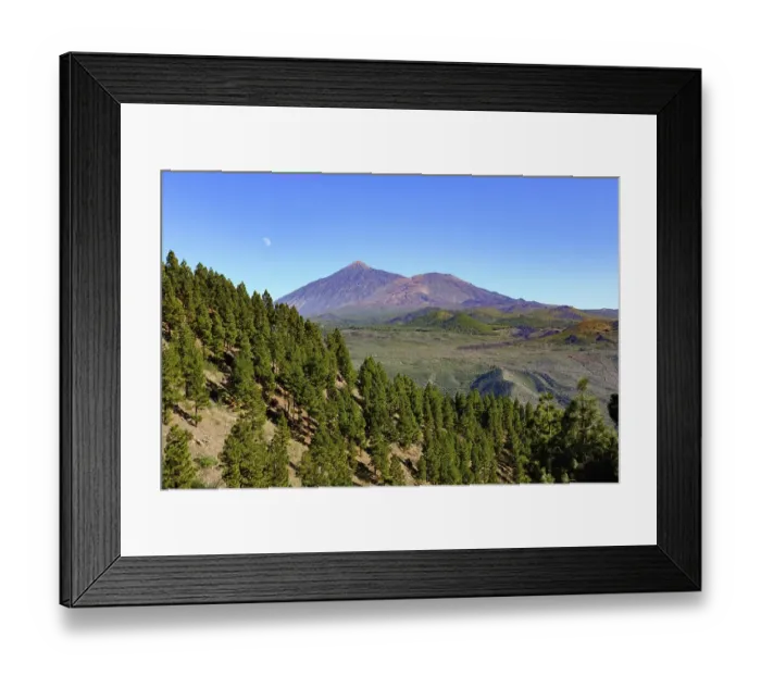 Framed Print : Volcano Pico del Teide and Pico Viejo