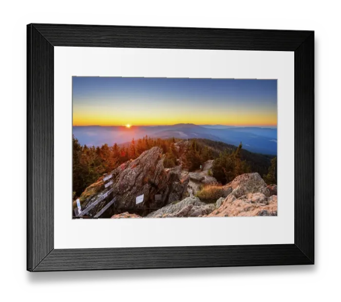 Framed Print : Sunrise, Grosser Osser near Lam