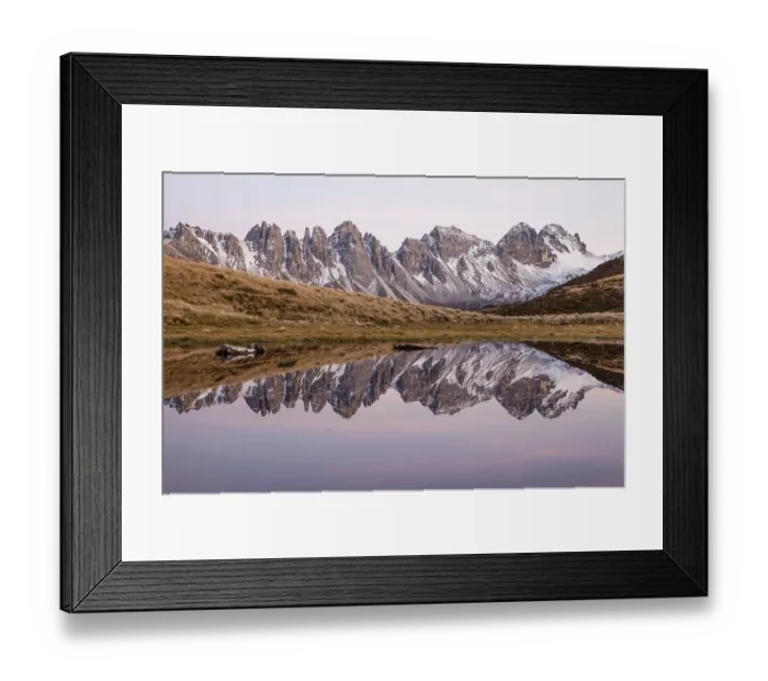Framed Print : Salfeinersee, Reflection of the Kalkkoegel Framed Print : Salfeinersee, Reflection of the Kalkkoegel