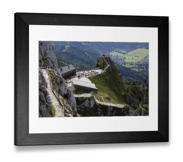 Framed Print : Mountain station, Wendelsteinhaus