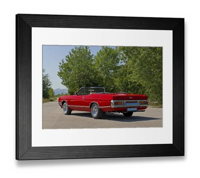 Framed Print : Ford LTD 429, built in 1972