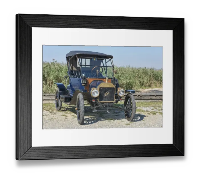 Framed Print : Vintage car, Ford T Runabout, built in 1913