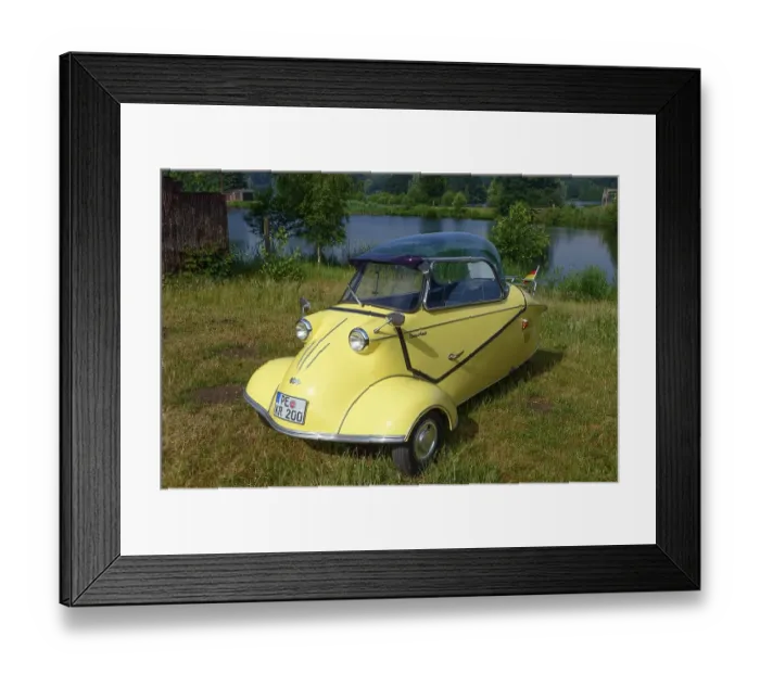 Framed Print : Messerschmitt cabin scooter KR 200 Framed Print : Messerschmitt cabin scooter KR 200