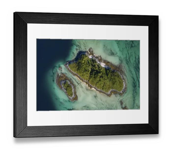 Framed Print : Archipelago, small rocky islands from the ice age in the fjord Framed Print : Archipelago, small rocky islands from the ice age in the fjord