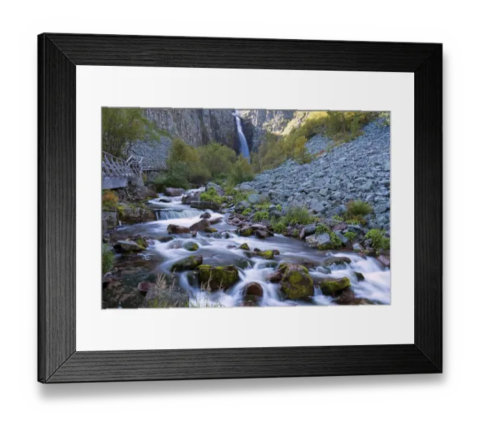 Framed Print : Njupeskaer, the highest waterfall in Sweden Framed Print : Njupeskaer, the highest waterfall in Sweden