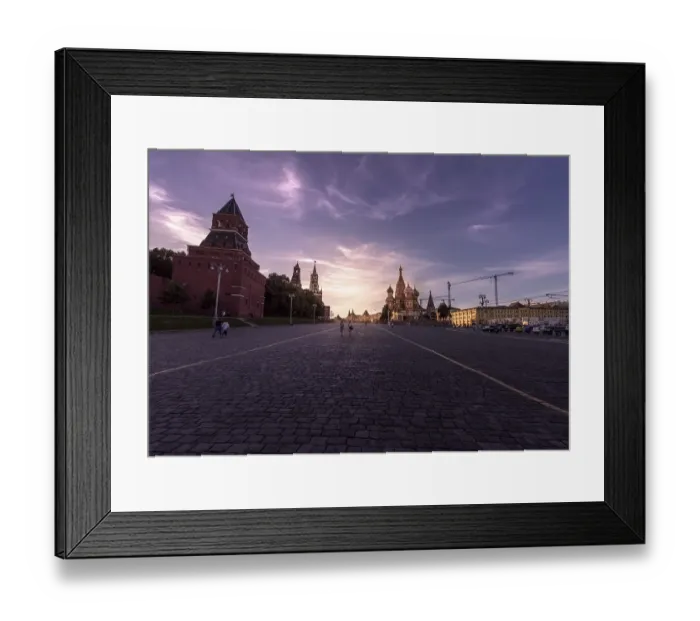 Framed Print : Red Square at sunset, Moscow, Russia, Europe