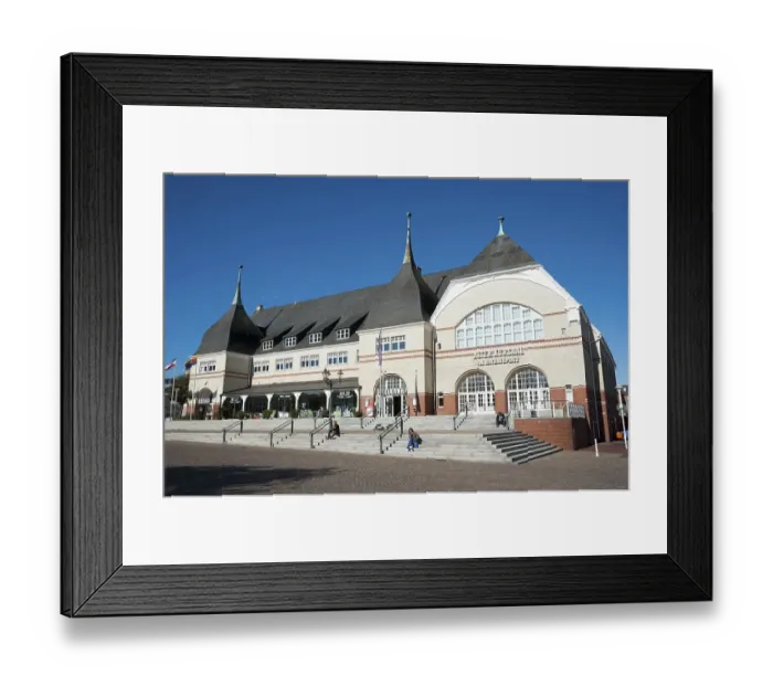 Framed Print : Town Hall, casino, old kursaal