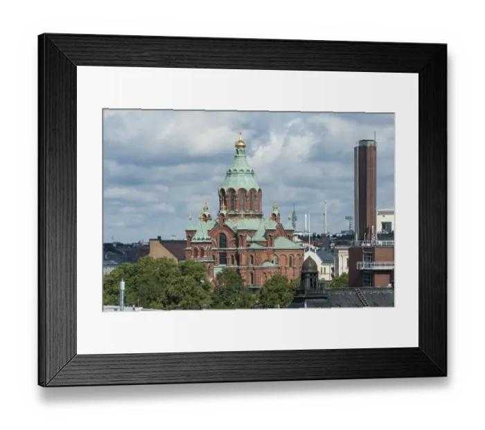 Framed Print : Russian Orthodox Cathedral, Katajanokka district Framed Print : Russian Orthodox Cathedral, Katajanokka district