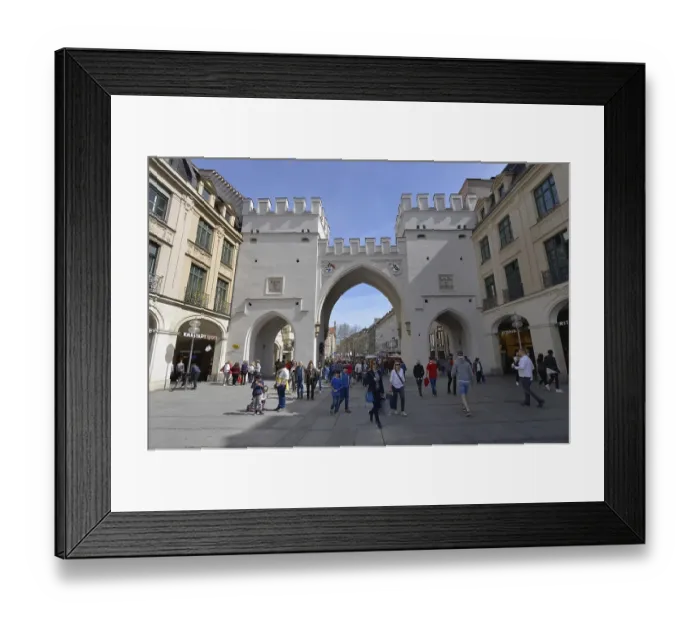Framed Print : Karlstor, Neuhauser Strasse, Munich