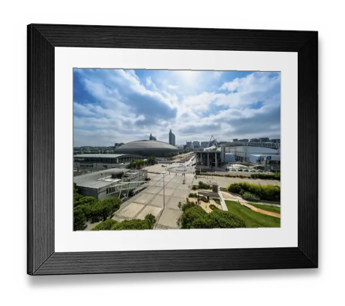 Framed Print : Centro Vasco da Gama shopping center at Oriente Station Framed Print : Centro Vasco da Gama shopping center at Oriente Station