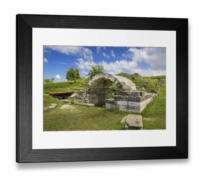 Framed Print : Vault of a former warehouse, excavation site Apollonia Framed Print : Vault of a former warehouse, excavation site Apollonia