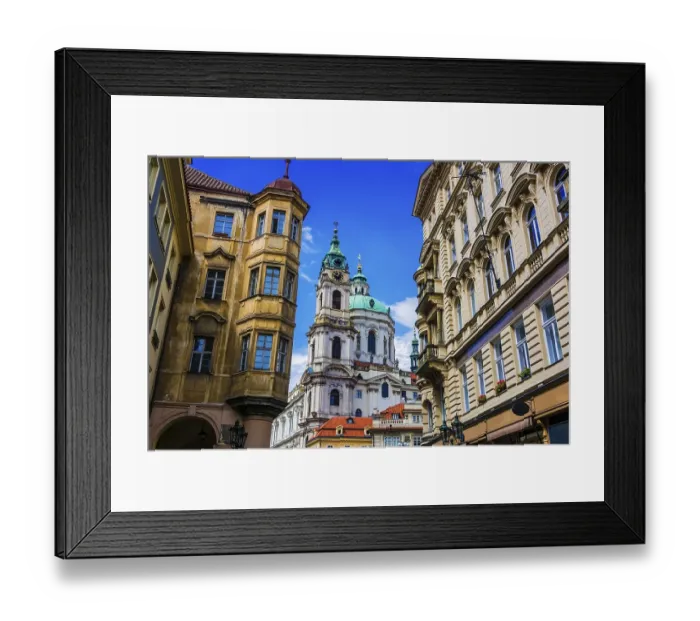 Framed Print : Historic architecture of downtown Prague Framed Print : Historic architecture of downtown Prague