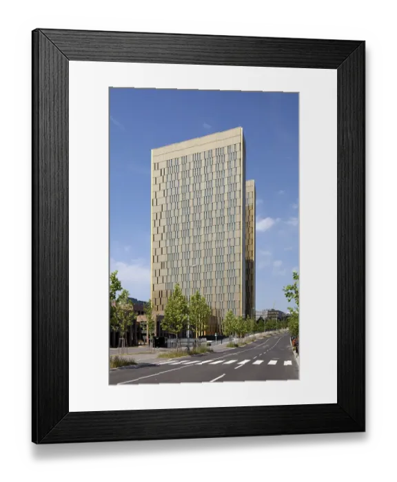 Framed Print : European Court of Justice, EU building