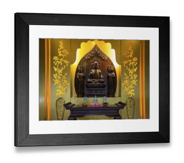 Framed Print : Altar in Liuhe Temple, Hangzhou