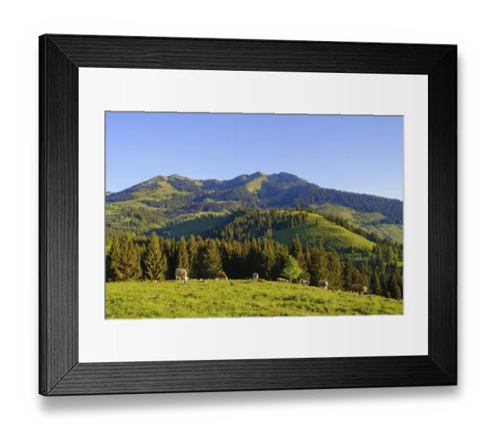 Framed Print : Wendelstein and Wildalpjoch, Sudelfeld Framed Print : Wendelstein and Wildalpjoch, Sudelfeld