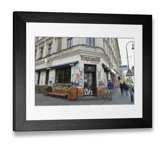 Framed Print : Trinkteufel pub, Adalbertstrasse Framed Print : Trinkteufel pub, Adalbertstrasse