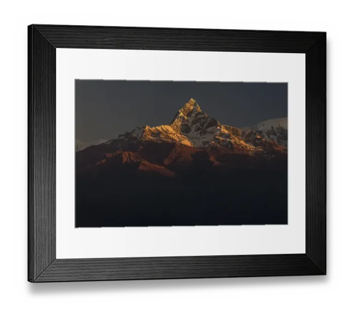 Framed Print : Machapuchare (6993m), Fishtail Mountain Framed Print : Machapuchare (6993m), Fishtail Mountain