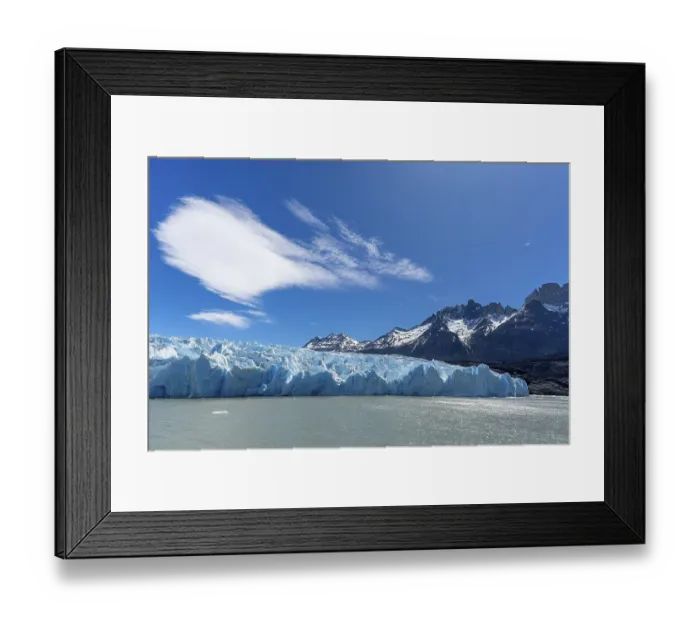 Framed Print : Glacier, floating ice, Lago Grey Framed Print : Glacier, floating ice, Lago Grey