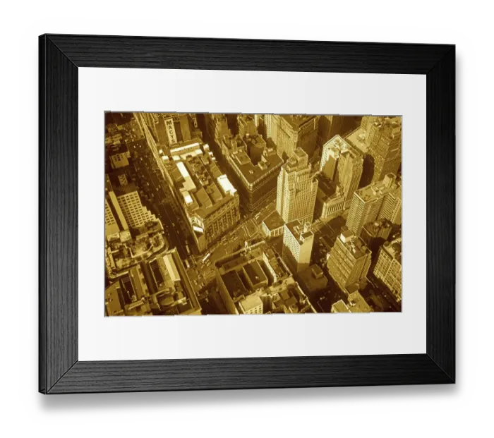 Framed Print : View of New York, end of the 1960s Framed Print : View of New York, end of the 1960s