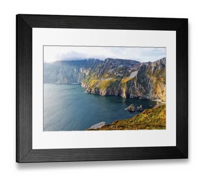 Framed Print : Cliffs of Slieve, County Donegal, Ireland, Europe Framed Print : Cliffs of Slieve, County Donegal, Ireland, Europe