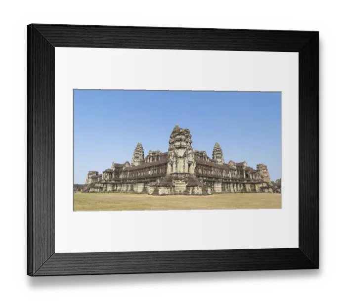 Framed Print : The first level of the Angkor Wat complex Framed Print : The first level of the Angkor Wat complex