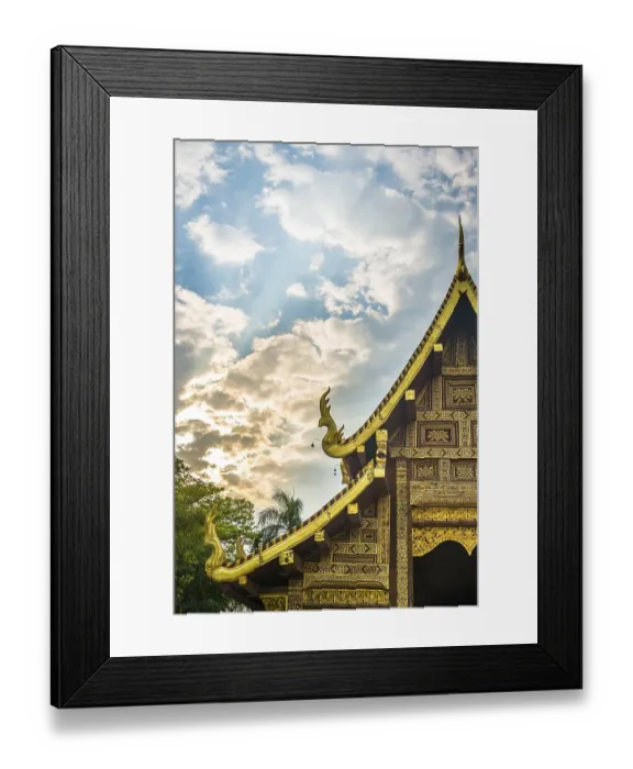 Framed Print : Phra Singh Temple, Chiang Mai, Chiang Mai Province Framed Print : Phra Singh Temple, Chiang Mai, Chiang Mai Province