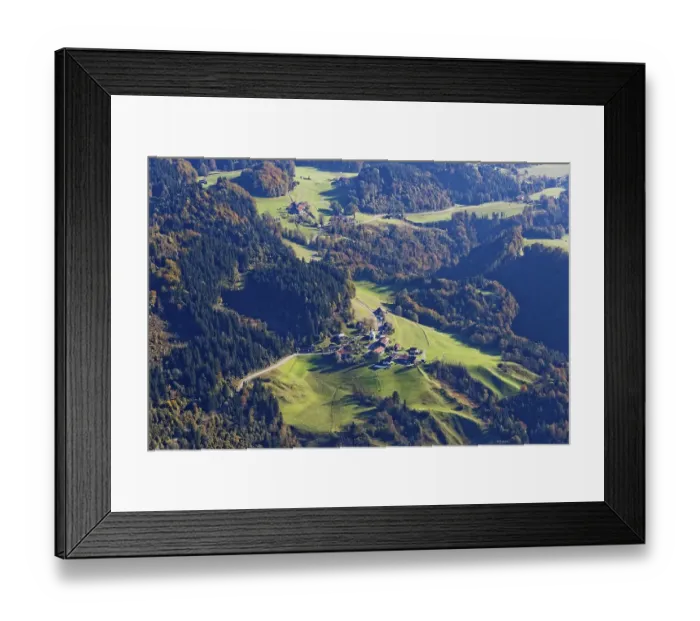 Framed Print : Village of Wall, municipality of Oberaudorf