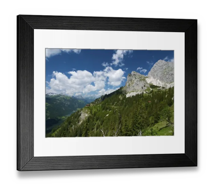 Framed Print : Tannheimer Berge, Tannheimer Tal Framed Print : Tannheimer Berge, Tannheimer Tal