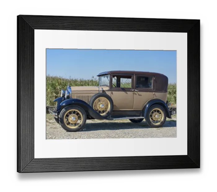 Framed Print : Oldtimer Ford A, built in 1930
