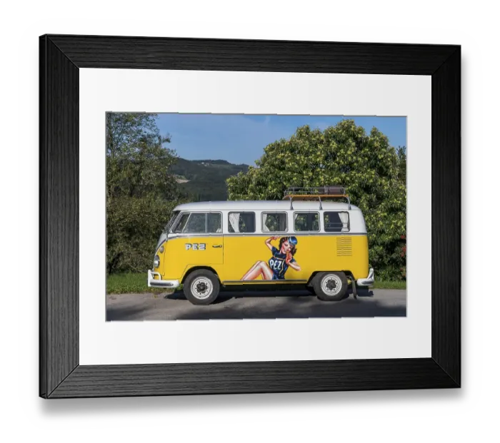 Framed Print : Oldtimer VW T1, Bulli, year of construction 1967 Framed Print : Oldtimer VW T1, Bulli, year of construction 1967