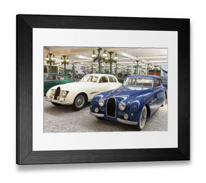 Framed Print : 1951 Bugatti Coach Type 101, Cite de l'Automobile Framed Print : 1951 Bugatti Coach Type 101, Cite de l'Automobile