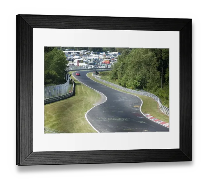 Framed Print : Nuerburgring race track, Nordschleife