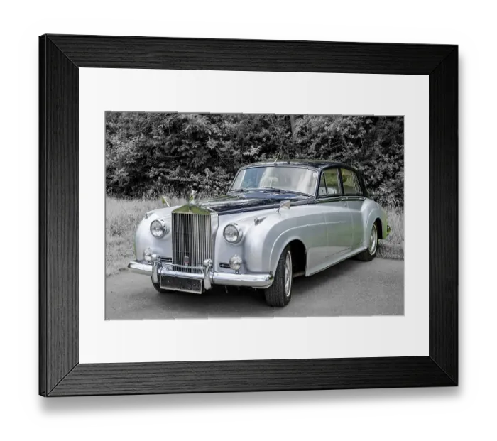 Framed Print : Rolls Royce silver shadow, built 1960 Framed Print : Rolls Royce silver shadow, built 1960
