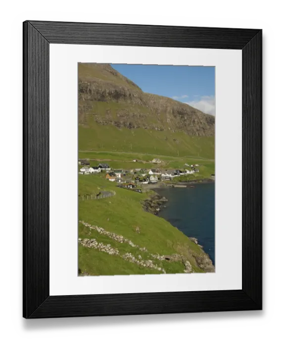 Framed Print : Bour, Sorvagsfjoerdur, Sorvagsfjordur Framed Print : Bour, Sorvagsfjoerdur, Sorvagsfjordur