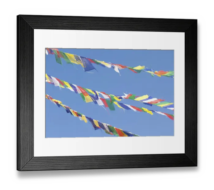 Framed Print : Colored prayer flags at Boudhanath stupa Framed Print : Colored prayer flags at Boudhanath stupa