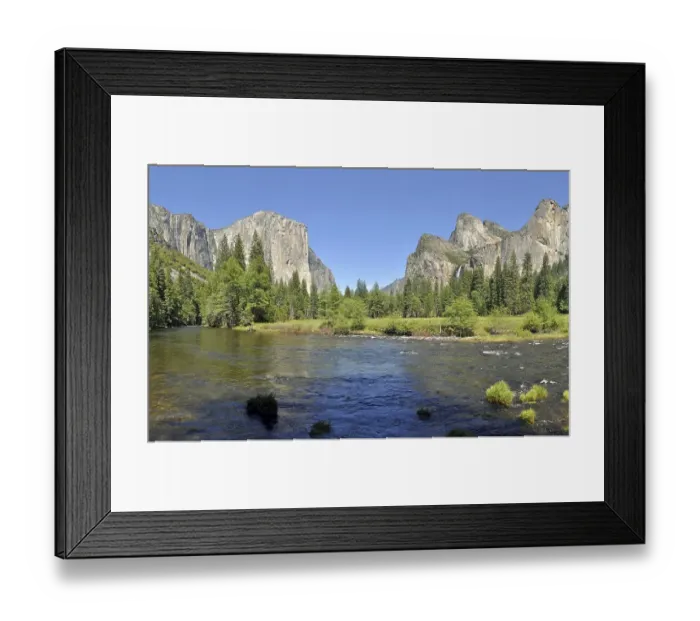 Framed Print : Yosemite Valley and El Capitan Framed Print : Yosemite Valley and El Capitan