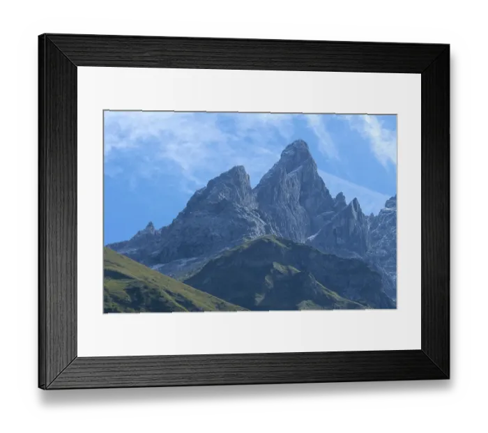 Framed Print : Trettachspitze, view from Einoedsbach