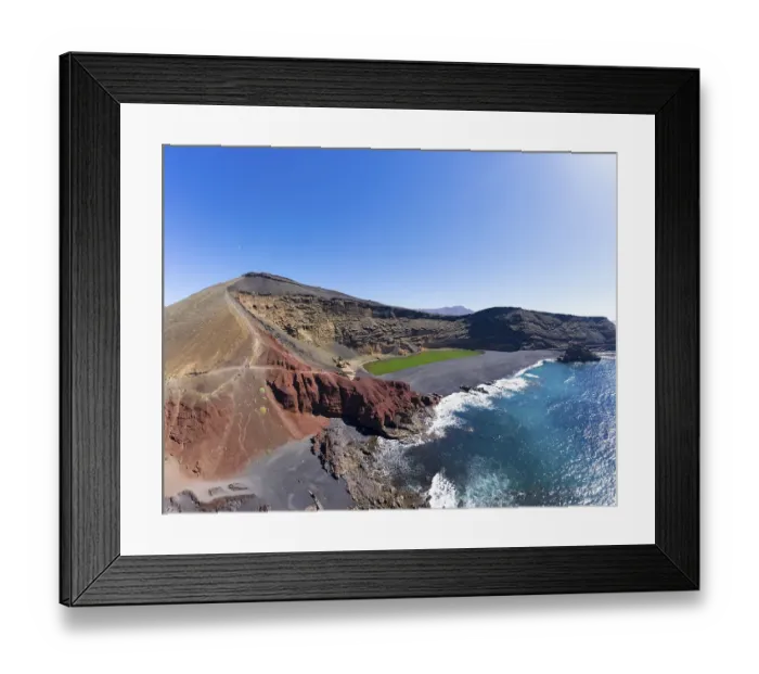 Framed Print : Charco de los Clicos, El Lago Verde Framed Print : Charco de los Clicos, El Lago Verde