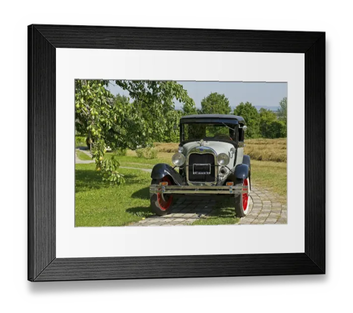 Framed Print : Vintage Ford Model A Tudor, built in 1928 Framed Print : Vintage Ford Model A Tudor, built in 1928