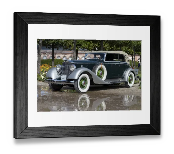 Framed Print : Vintage Packard 1101 Cabriolet Graber