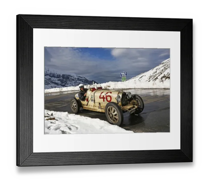 Framed Print : Grossglockner Grand Prix 2017, Bugatti T 35B Framed Print : Grossglockner Grand Prix 2017, Bugatti T 35B