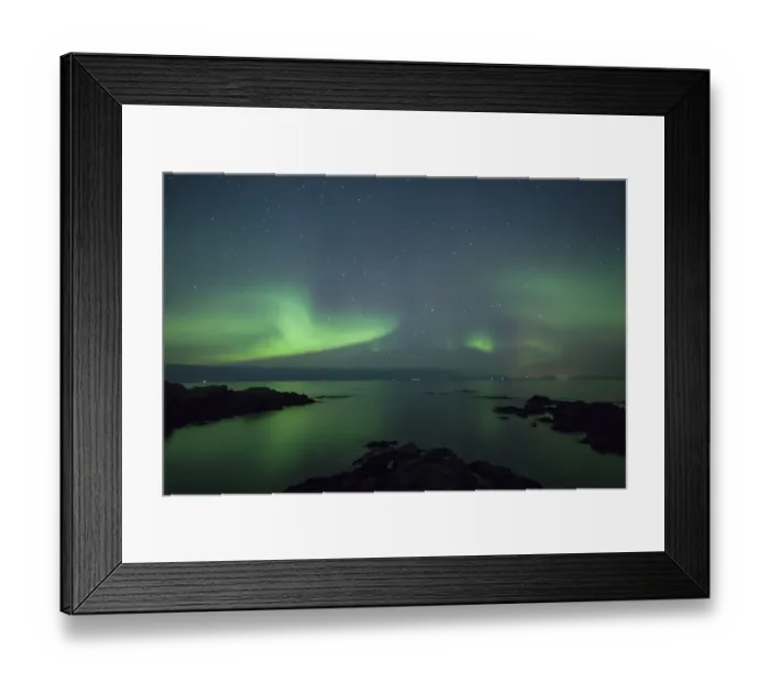 Framed Print : Northern lights, aurora borealis Framed Print : Northern lights, aurora borealis