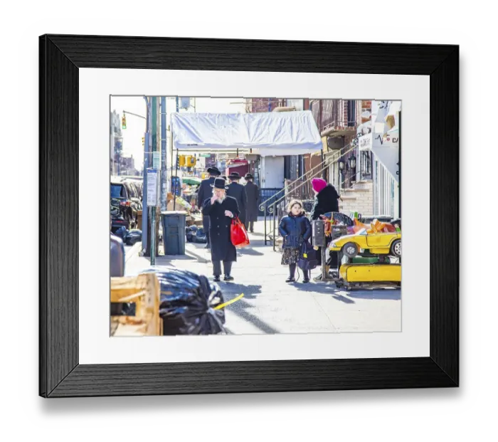 Framed Print : Abkhazian Jew in typical traditional costume on Lee Ave Framed Print : Abkhazian Jew in typical traditional costume on Lee Ave